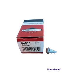New! Briggs & Stratton Lawnmower Sem Screw 94511 Step Threaded 0.5" Long